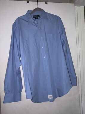 Polo by Ralph Lauren Men's Light Blue Dress Shirt